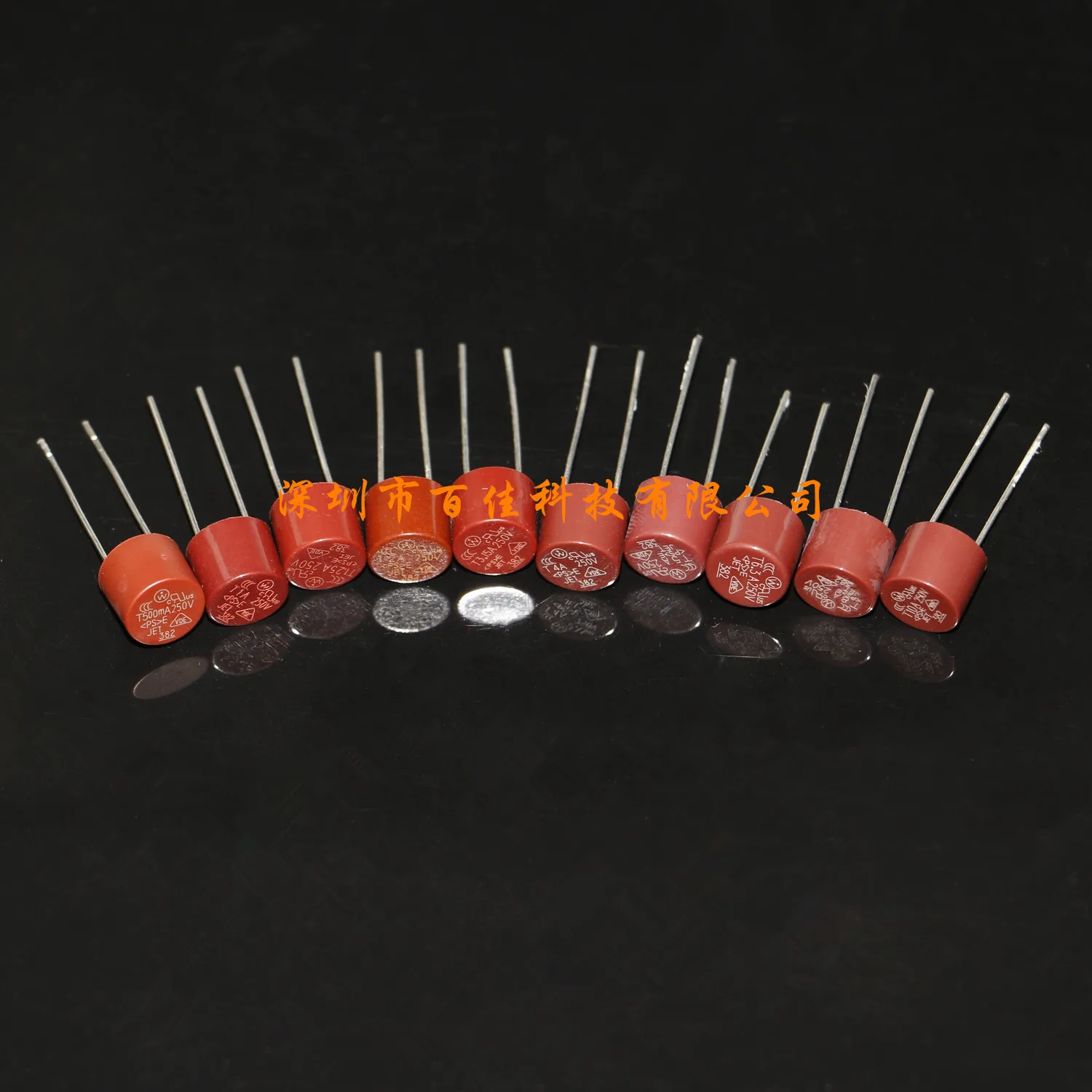 50Pcs 10 Specificaties 382 Ronde Zekering 250V (T0.5-T10A) Lcd Tv Power Zekering