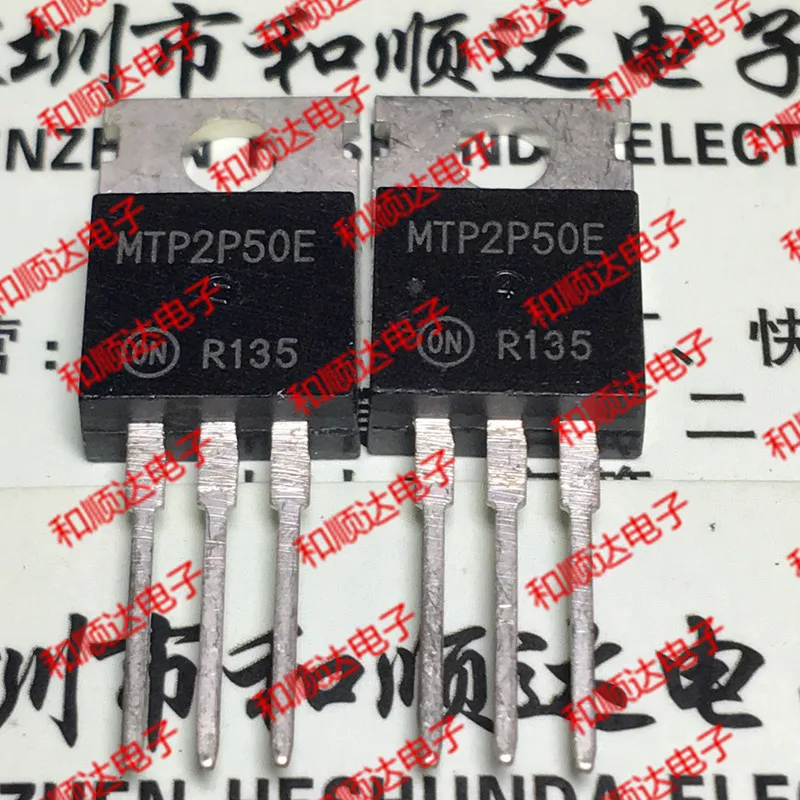 10PCS MTP2P50E TO-220 P -500V -2A