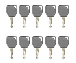 10pc Ignition Key 81404 fits Terex Backhoe 760 820 860 880 970 980