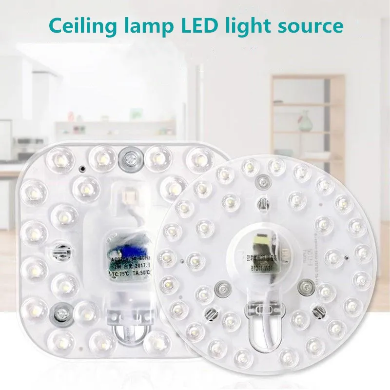 

Ceiling Lamp Led Module Square Rectangular Modern industrial For living room bedroom Home Upgrade recycle convenient energy save