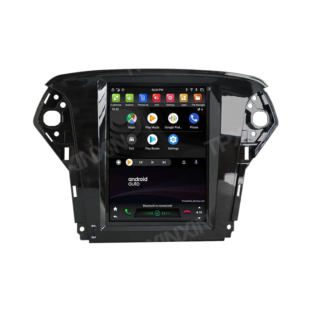 

Автомагнитола для Ford Mondeo 2011-2015 DSP Android 9,0 PX6, без DVD-плеера, GPS-навигация, головное устройство, мультимедийный плеер, Авторадио, стерео