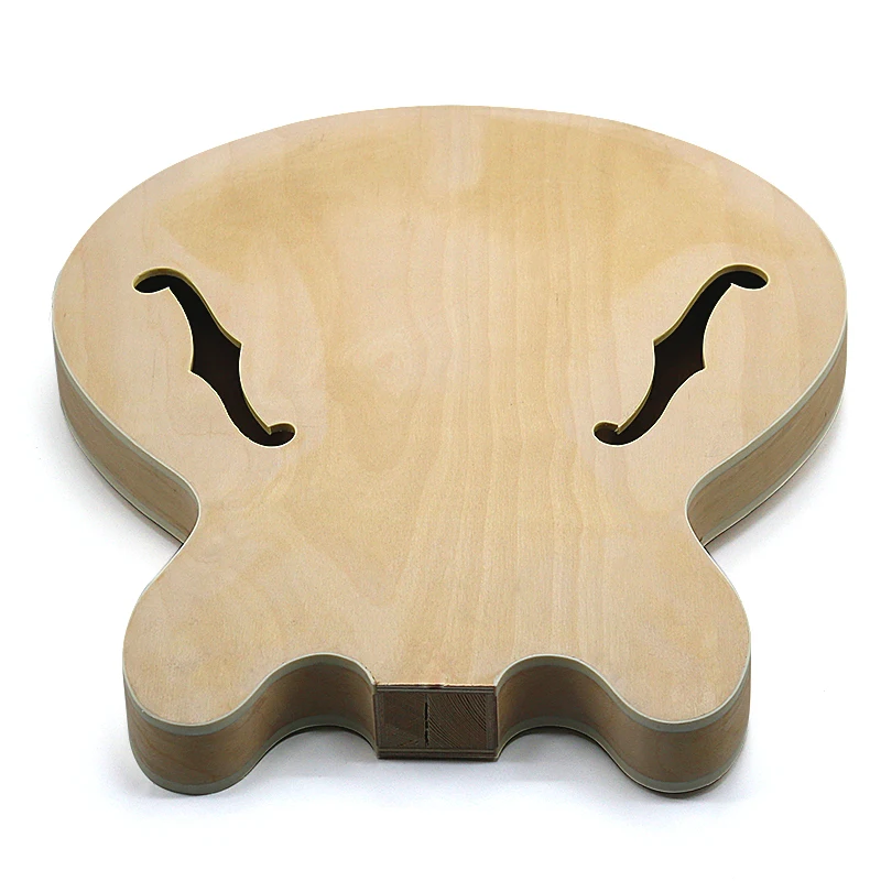 The es-335 Dot jazz guitar body is made of solid wood with maple plywood on the back and side panels