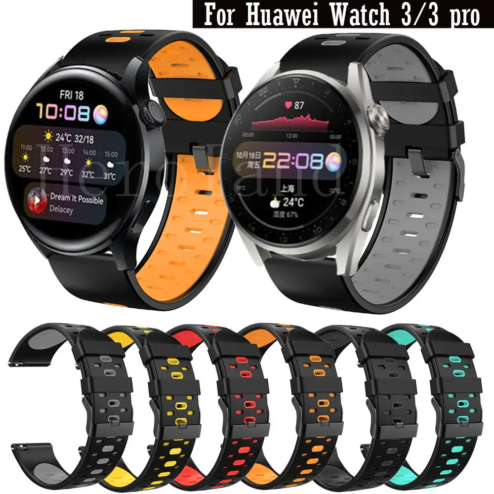 Bracelet Strap For Huawei Watch 3 pro Smart Band Silicone For Huawei Watch GT 3 46mm gt2pro honor magic Watchband 22MM Wristband