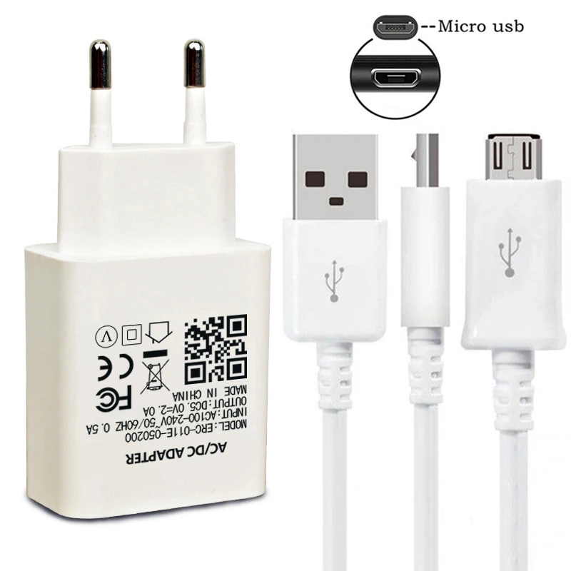 Wall Charger Cable For Samsung Galaxy J4 J6 J8 A6 A7 2018 Honor 8X 7X 8C 8A 7A Charge USB Micro USB Cable Wire Cell Phone Cord