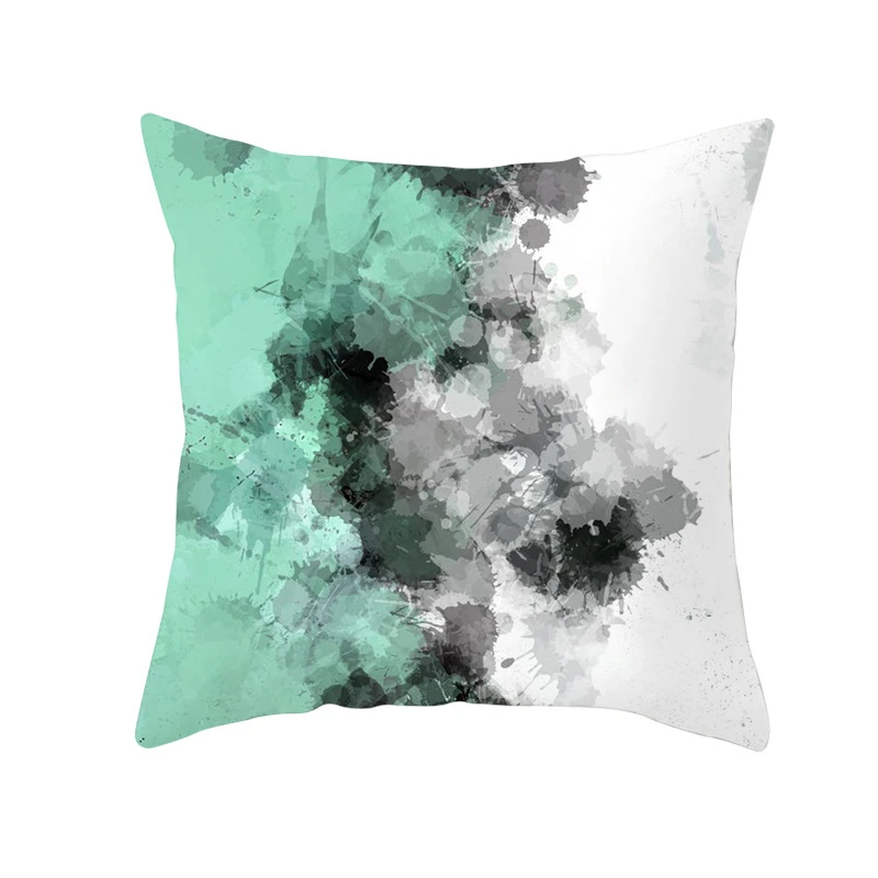 2021 Trendy Mint Green Blue Nordic Geometric Cushion Covers Modern Throw Pillows Cover Sofa Couch Pillows Case Livingroom Decor