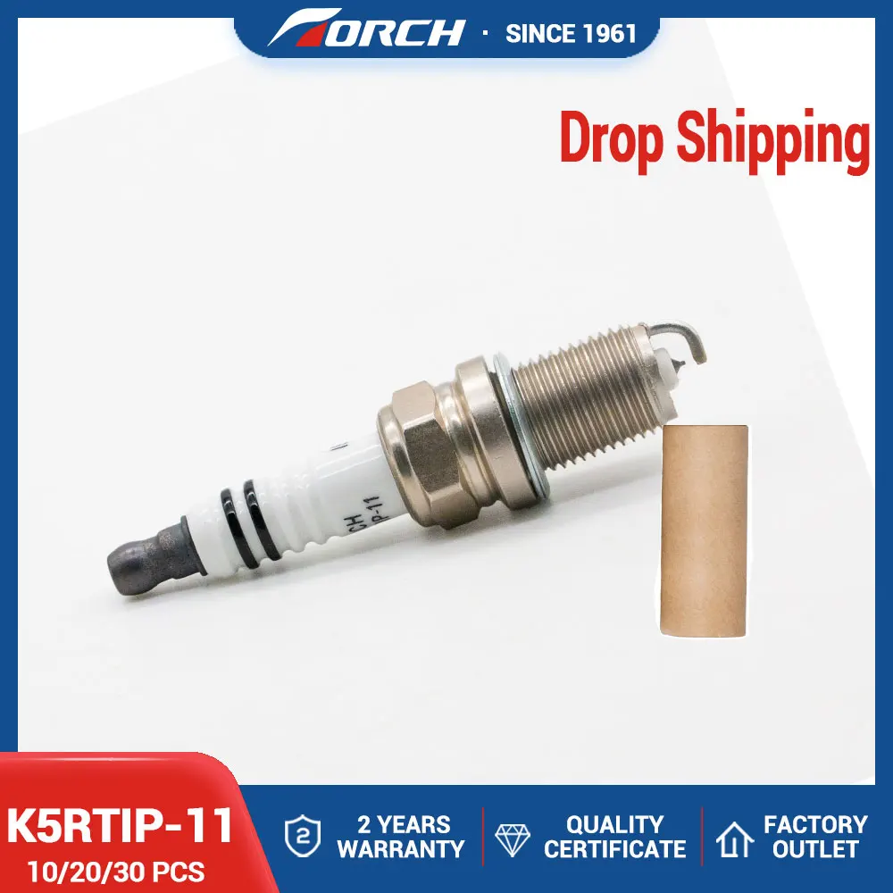 10-30pcs Iridium Spark Plug K5RTIP-11 for KIA SPORTAGE EX 2005-2010 2.7L/2656cc for MITSUBISHI MONTERO XLS 2001-2002 3.5L/3497cc