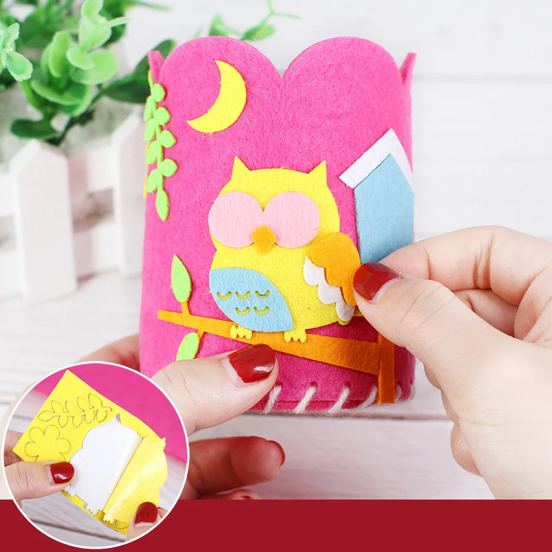 8 Kinds Creative 3D EVA Foam Sewing Decoration Cloth Making Pen Holder Handmade Craft Colorful Stickers Kids Children DIY Toys