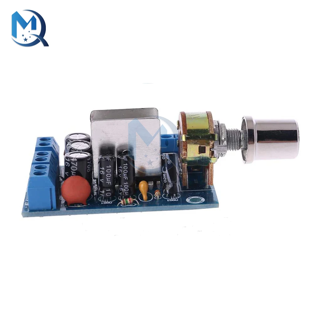 AC 5-9V DC 5-12V TEA2025B Mini Audio Amplifier Board 3W + 3W Dual Stereo 2.0 Stereo Channel Desktop Speakers Amplifier Board