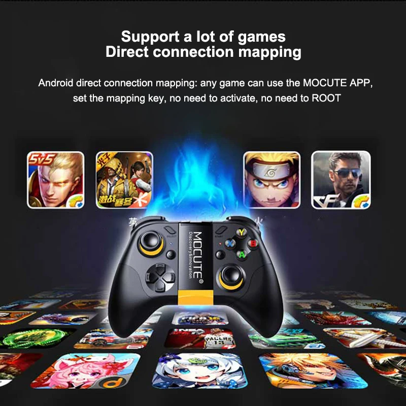 Mocute 054 aggiornamento 054MX Smartphone Gamepad Joystick Controller di gioco Wireless multifunzione per SWITCH IOS Android PC