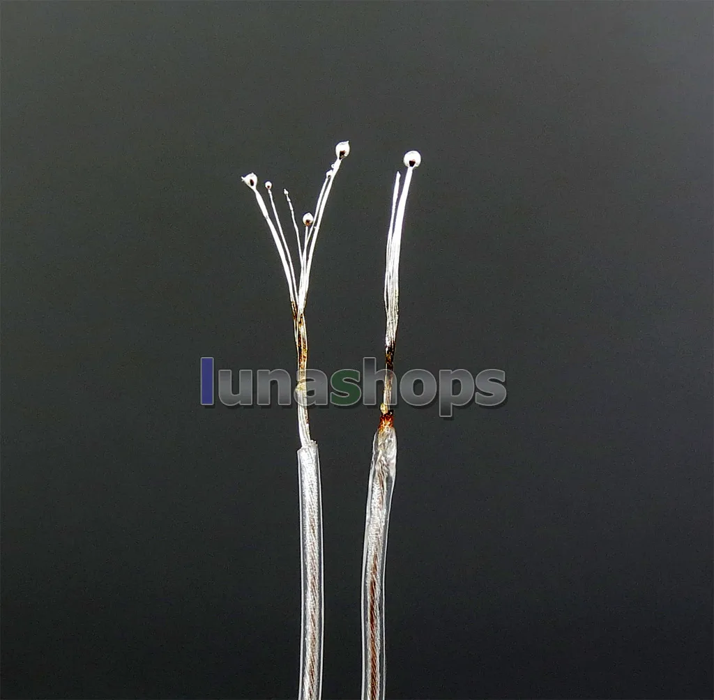 Câble pour écouteurs à 8 cœurs, 99% argent pur, 3.5m 2.5mm 4.4mm 6.5mm, double XLR 3 pôles femelle, LN007724