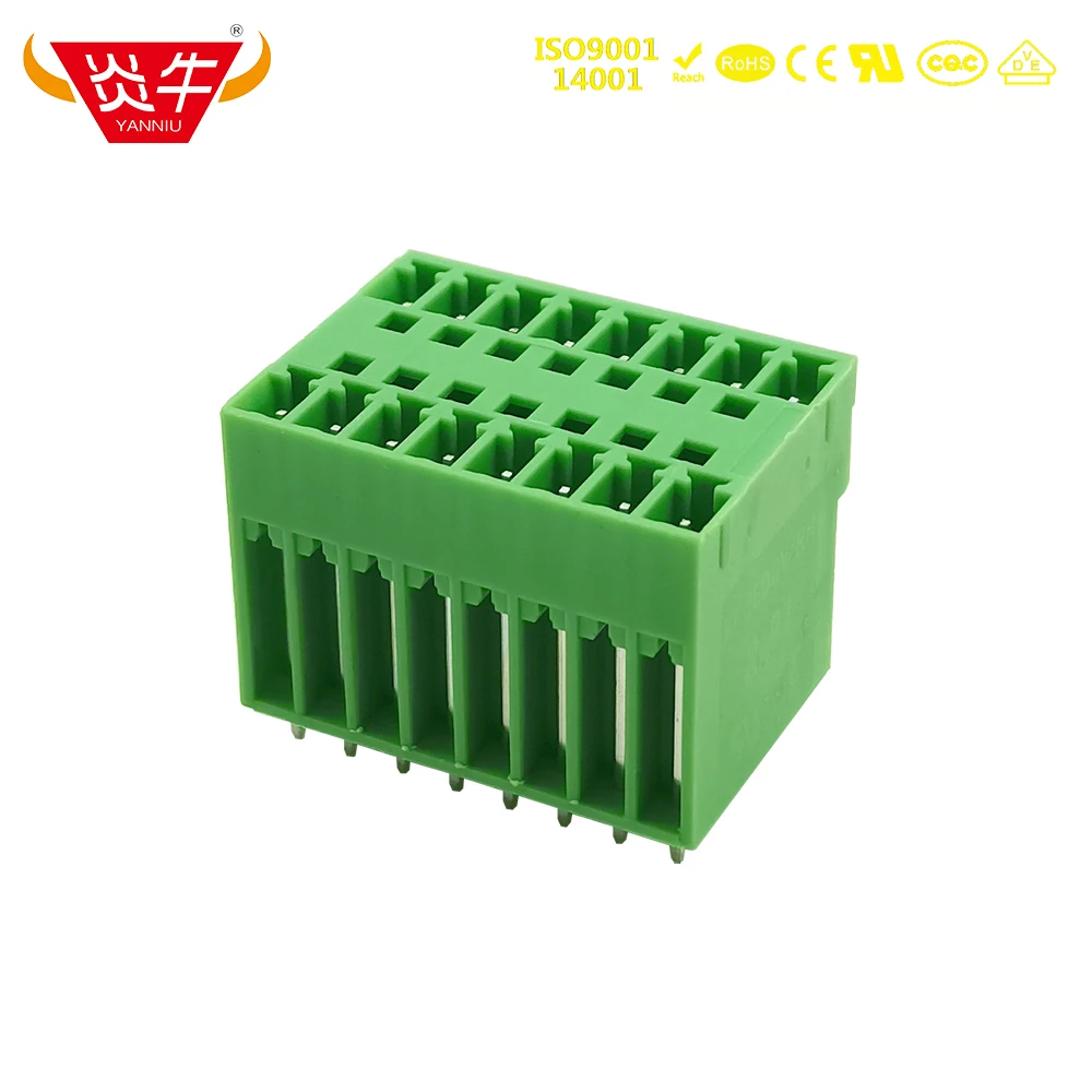 10 piezas 3,5mm 15EDGVH ECHB350V KF2EDGVH 3,5 2P ~ 12P PCB PLUG-IN TEMINAL BLOCKS MCDV 1,5/12-G1-3,81 PHOENIX CONTACT DEGSON