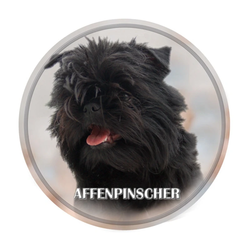 

Самоклеящаяся ПВХ наклейка S30301 #, Affenpinscher стикер на машину с собакой, водонепроницаемые автомобильные Декорации для бампера, заднего стекла, ноутбука