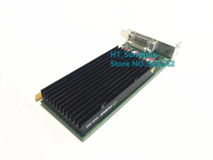 Imagem -03 - Suporte de Perfil Inferior Quadro Nvidia Nvs300 512m Ddr3 Pcie Placa de Vídeo Gráfica com Cabo Dms59 de Alta Qualidade