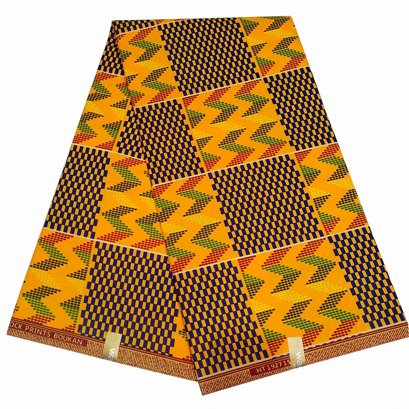 Anakra-tela de cera Real, Material de poliéster para costura de cera, africano, nigeriano, a la moda, 6 yardas, 2020