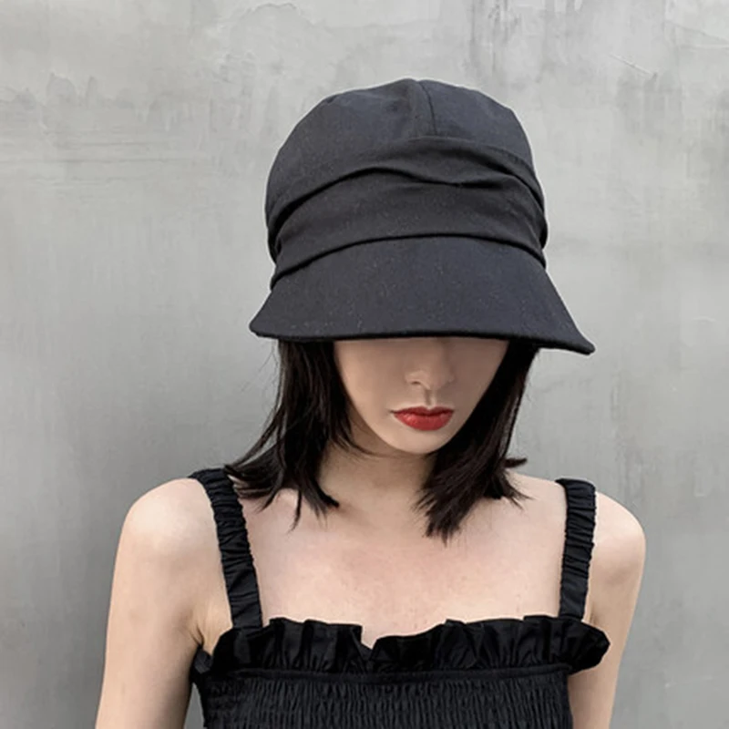 Summer Cotton Linen Women Beret Foldable Breathable Anti-UV Caps Female Casual Sun Hats Octagonal Sun Visor Painter Hat