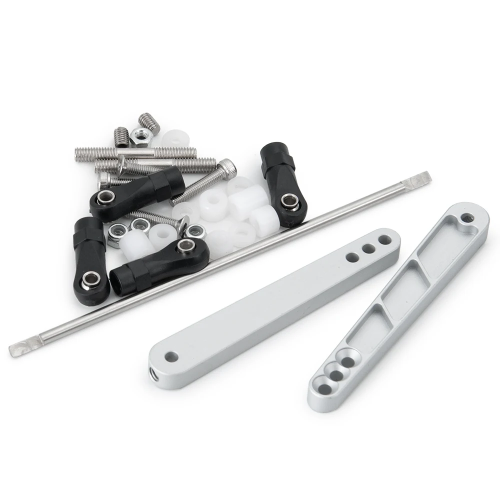 YEAHRUN 1Set Aluminum Alloy Anti-Tilt Rod Kit for Axial Wraith RR10 90048 90053 yeti 90025 90026 90050 1/10 RC Crawler Car Parts