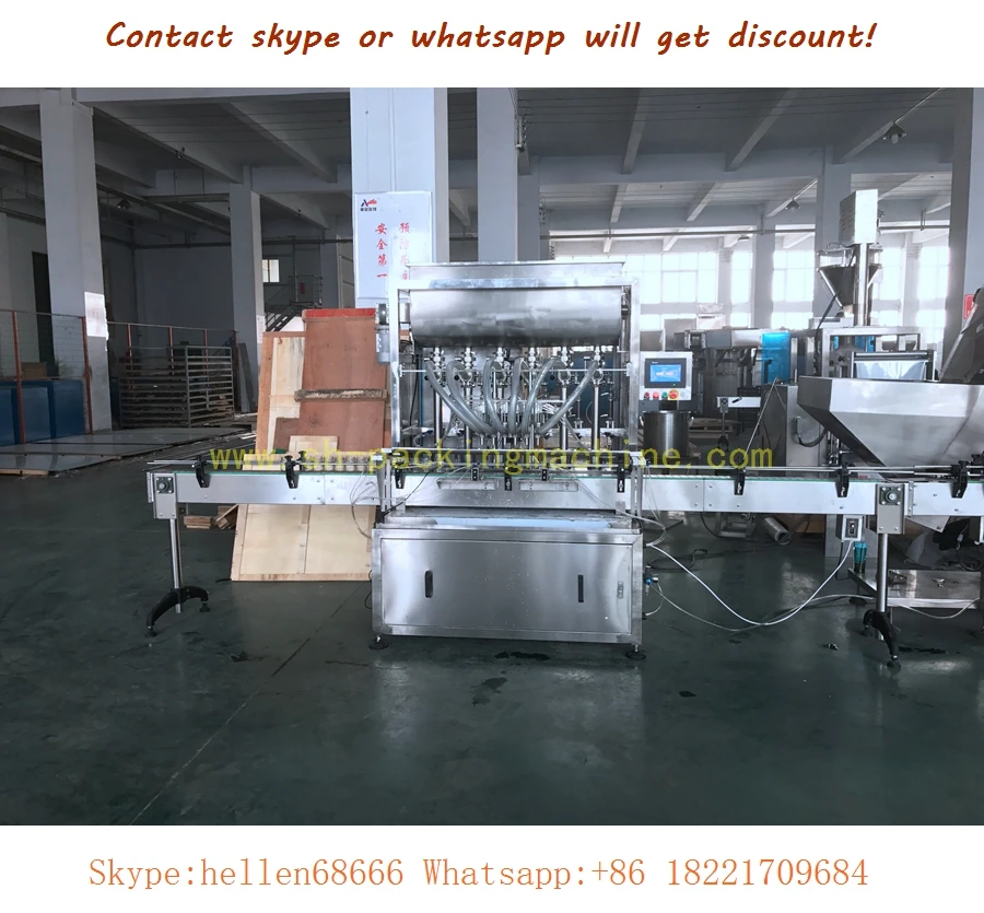 Sauce filling machine for ketchup,2L 6 nozzle,oil filling machine,liquid filling machine