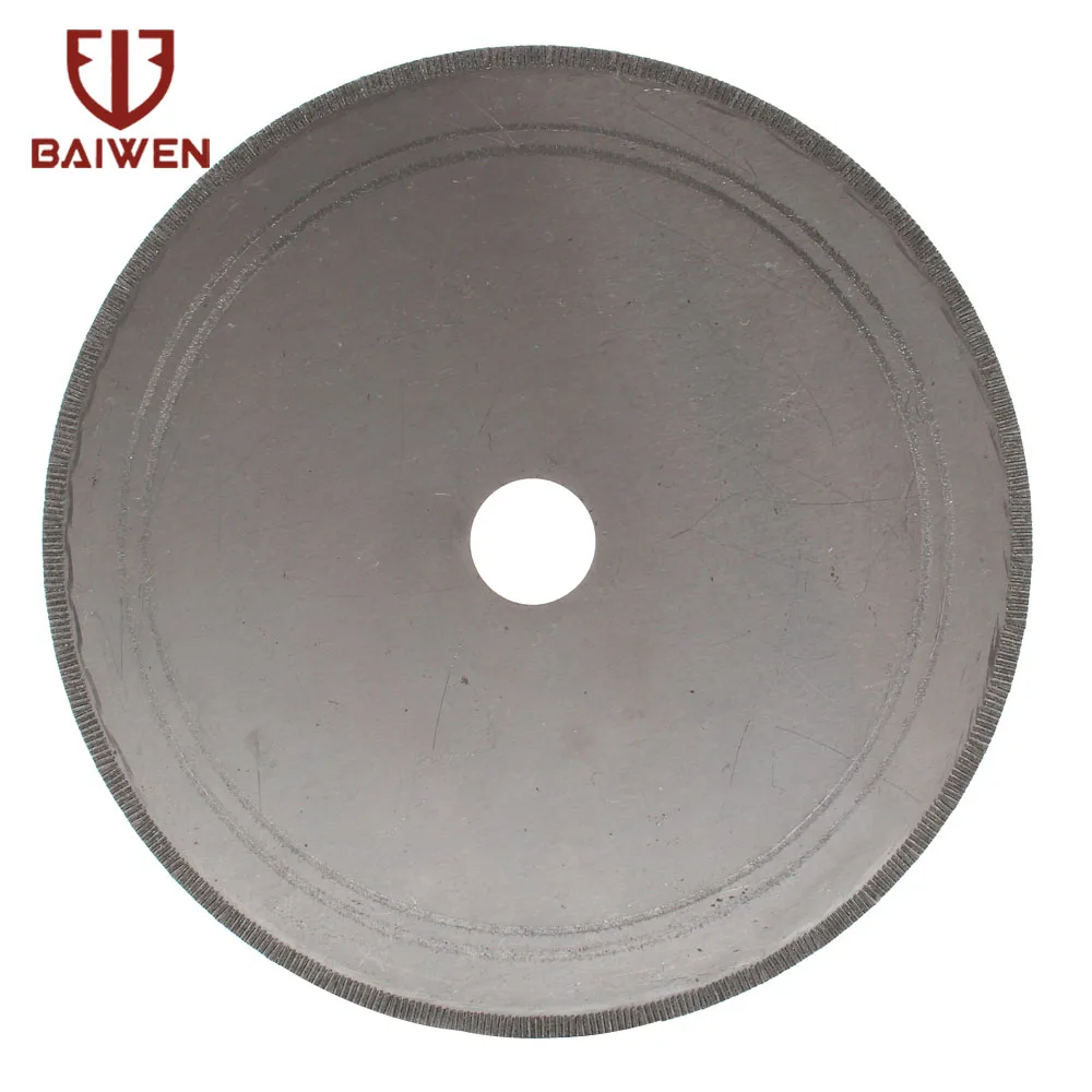 Super Thin Circular เพชรใบมีด6/7/8/10/12นิ้วตรงฟันตัดสำหรับตัดหยกแผ่นสำหรับ Agate อัญมณีหิน Slits