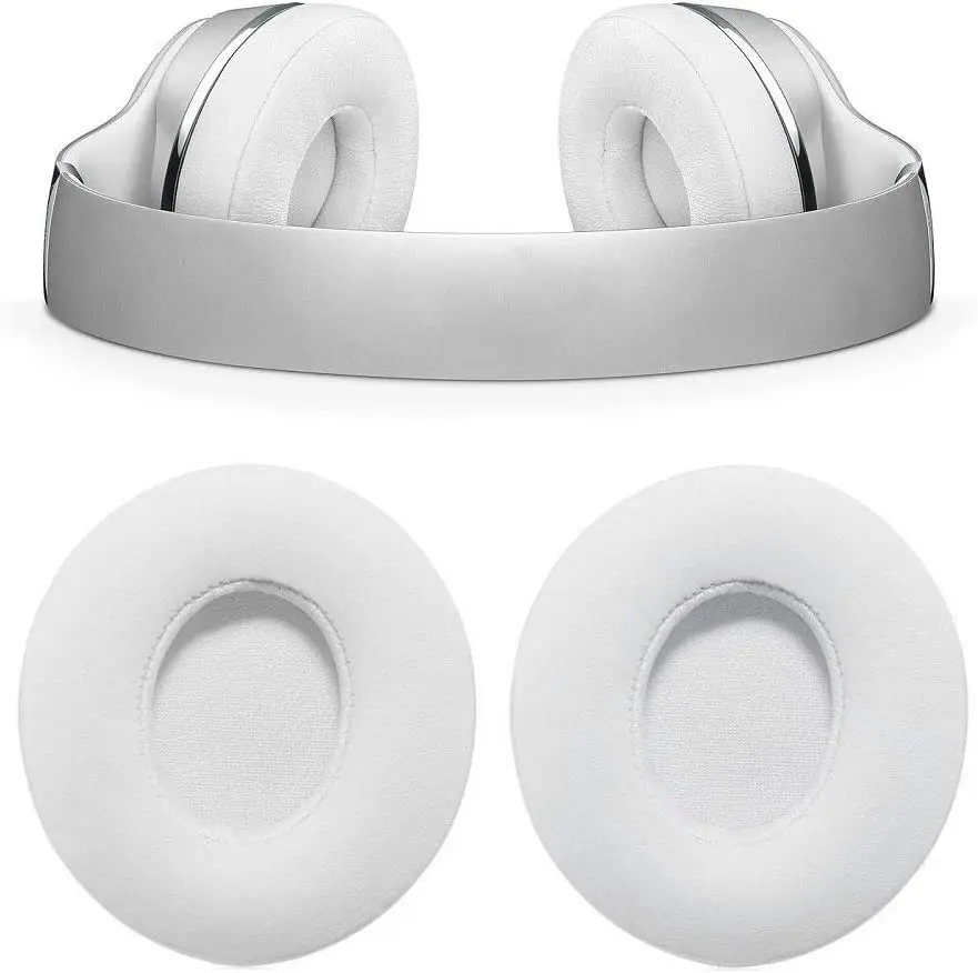Solo 3 Ear Pads for Beats Solo Replacement Memory Foam Earpads Cushions Compatible with Solo 2 & 3 Wireless On-Ear Headphones