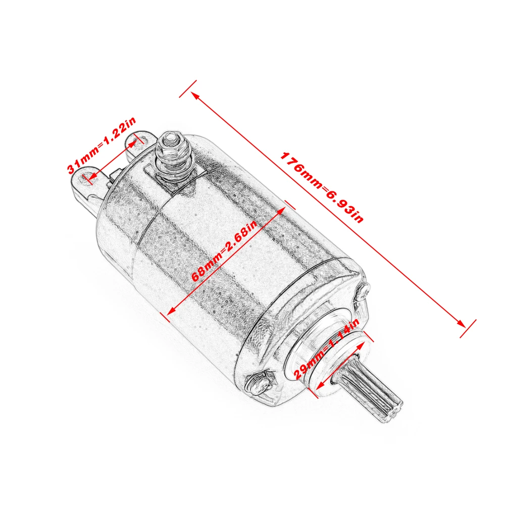 Motorcycle Electrical Starter Motor For Honda CH250 NSS250 NSS250EX NSS250X FORZA X EX PS250 Big Ruckus FES250 FORESIGHT 250