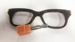 Tungsten steel Cutter For Lenses For Plastic Eyeglass Frame 2.0*1.0mm Lenses Groove Size 10mm Bridge Height 50mm Total Length