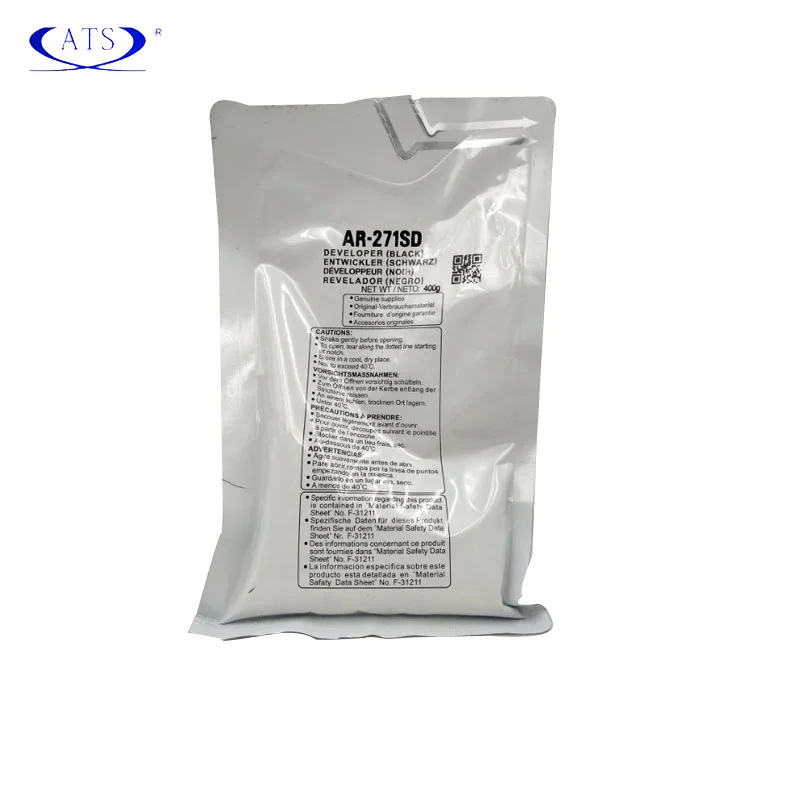 400g AR-271SD Black Developer Powder For Sharp 255 275 258 316 257 311 Compatible AR255 AR275 AR258 AR316 AR257 AR311