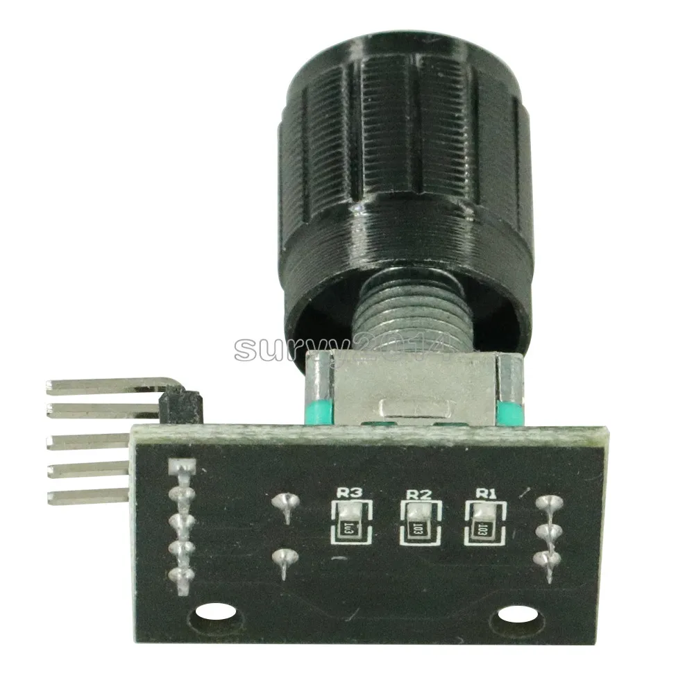 KY-040 360 Degrees Rotary Encoder Module with 15×16.5 mm Potentiometer Rotary Knob Cap for Arduino Brick Sensor Switch