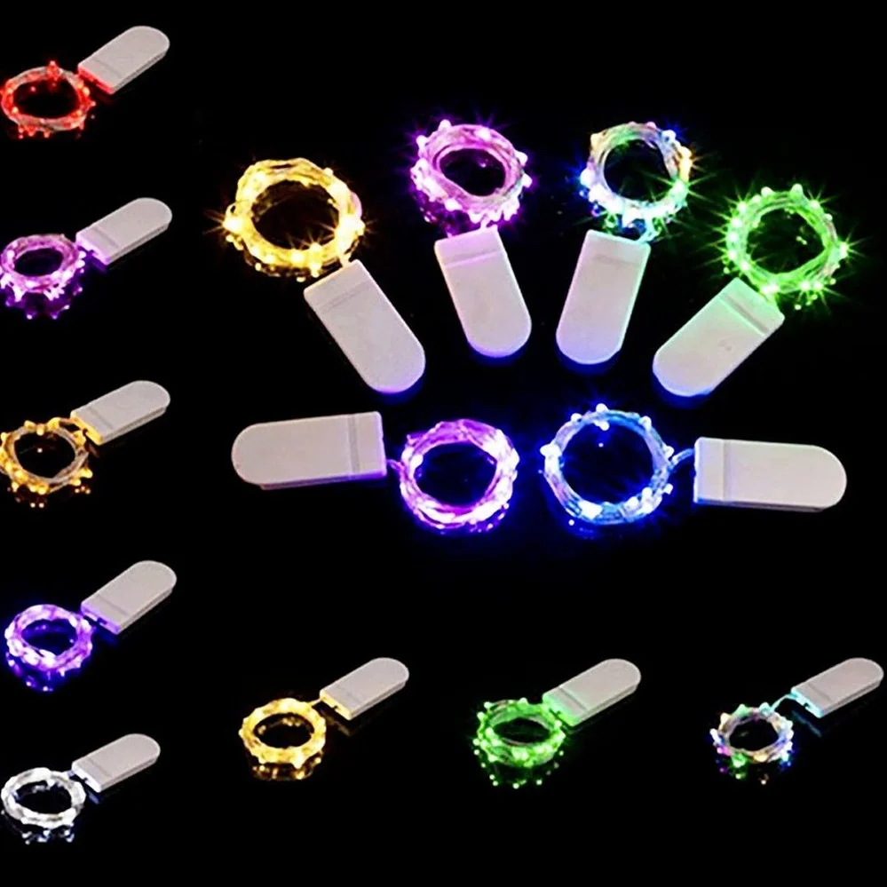 Waterproof Fairy Light New year LED Christmas Light Copper Wire String Light For Wedding Garland Party 1M 2M 3M 5M light string