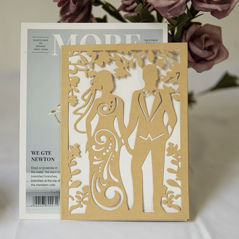 Wedding Invitation Dies Couple Metal Cutting Dies Craft Die Cut for Card Making Scrapbooking Stencil Wedding decoration