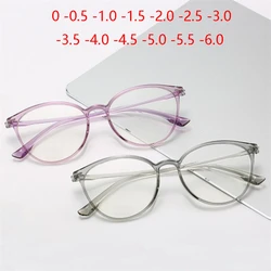 Retro Cat Eye Clear Lens Nearsighted Spectacle Women Myopia Optical Eyewear -0.5 -1 -1.5 -2 -2.5 -3 -3.5 -4 -4.5 -5 -5.5 -6.0