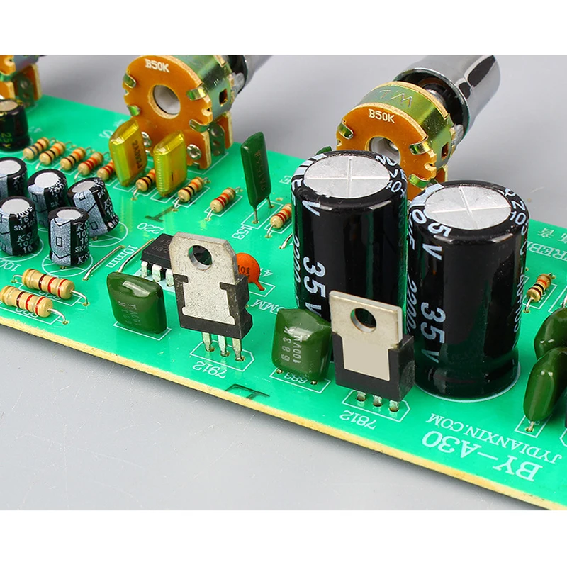 Placa de ajuste de amplificador de potência duplo kyyslb a30, pré-amplificador de volume