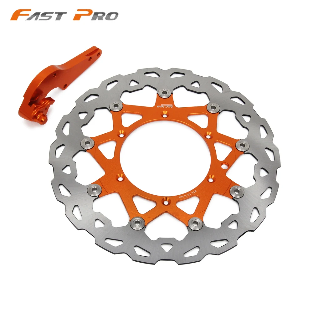 

320 Floating Brake Disc + Bracket For KTM SX XC XCW SXF XCF XCFW EXC 125 144 150 200 250 300 350 450 505 530 Supermoto Motard