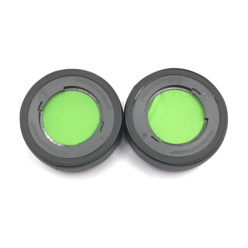 جديد قطع غيار وسادات الأذن البيضاوية لرايز كراكن برو V2 سماعة الألعاب-وسادة رغوة لينة الجلود وسائد الأذن سماعات 7.1 v2