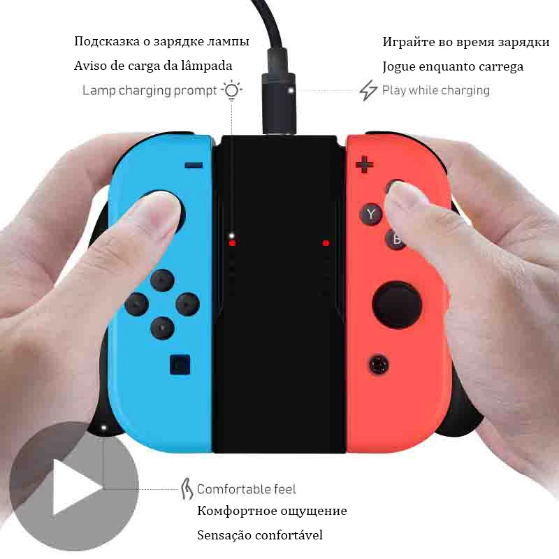 Зарядная док-станция, ручка для Nintendo, переключатель, Joy Con, Joycon, зарядное устройство, управление, ler, Nintendo, переключатель, джойстик, аксессуары, база