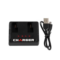 2-in-1 USB Battery Charger For Hubsan X4 Plus H107C+ H107D+ Plus FPV Drone Quadcopter External Charging Spare Parts