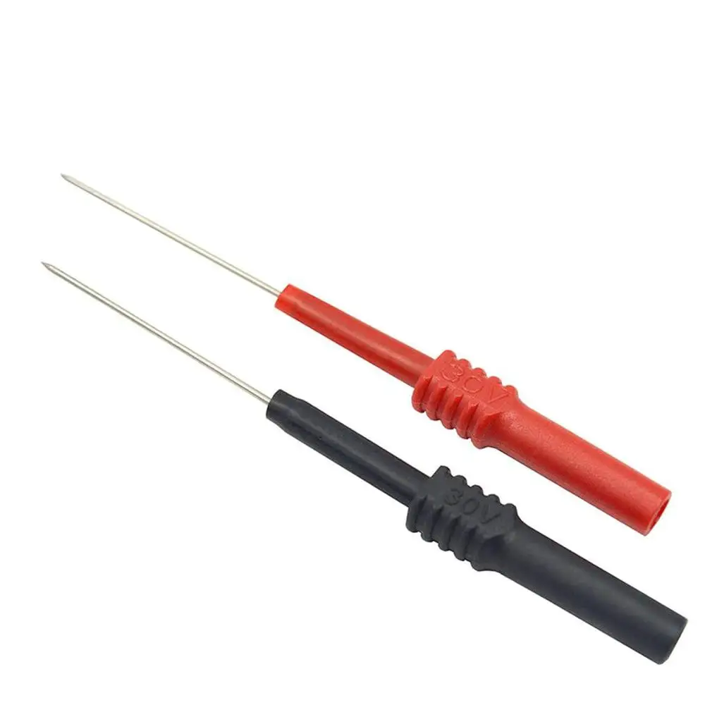 

ZIBOO Insulation Piercing Needle Non-Destructive Multimeter Test Probes Red/Black.