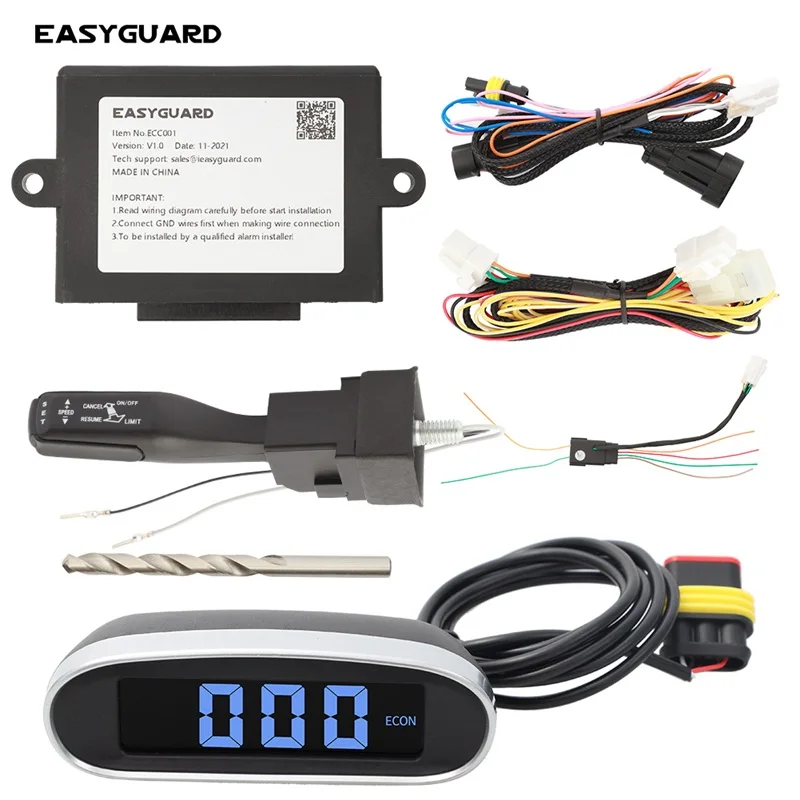 EASYGUARD Cruise Limited Control unit fit For most dc 12v cars with 6- wire Electronic throttle universal model Switch Handle