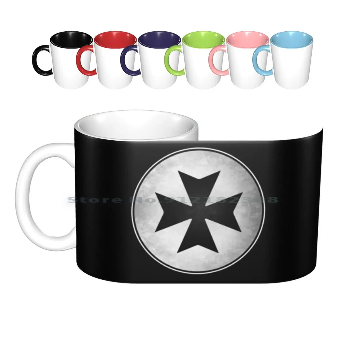 Black Templars Ceramic Mugs Coffee Cups Milk Tea Mug Ravenguard Symbol Raven Guard Symbol Ravenguard Raven Guard Ravenguard