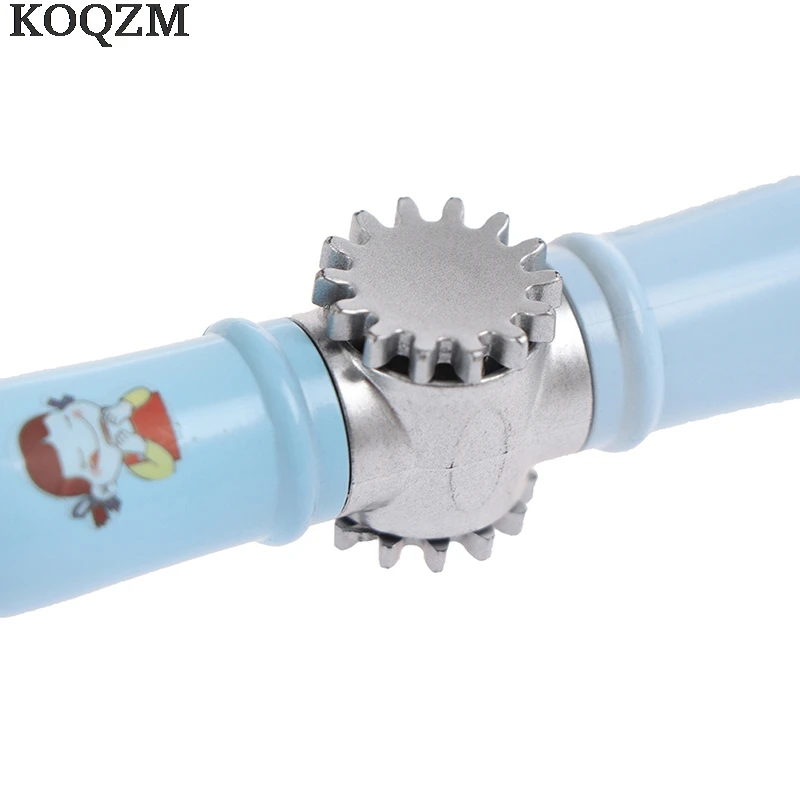 2021 nuova penna rotante multifunzionale con punta giroscopica penna rotante penna a sfera blu penna a decompressione con stilo luminoso a LED