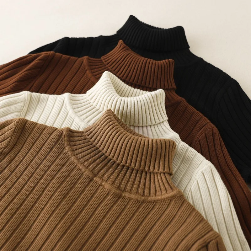 2024 autumn winter thick straight maxi sweater dress women high neck long sweater dress elegant female loose sexy knit dress