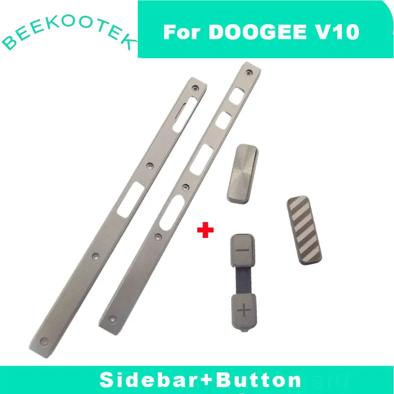 New Original DOOGEE V10 V11 Housing A Frontal Shell Middle Side Plastic Frame Case Middle Side ButtonFor Doogee V10 Smart Phone