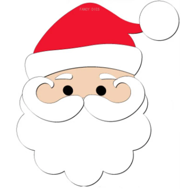 2021 nowy boże narodzenie Santa Claus matryce do cięcia drewniane formy nadaje się do wspólnego Die maszyny do cięcia na rynku