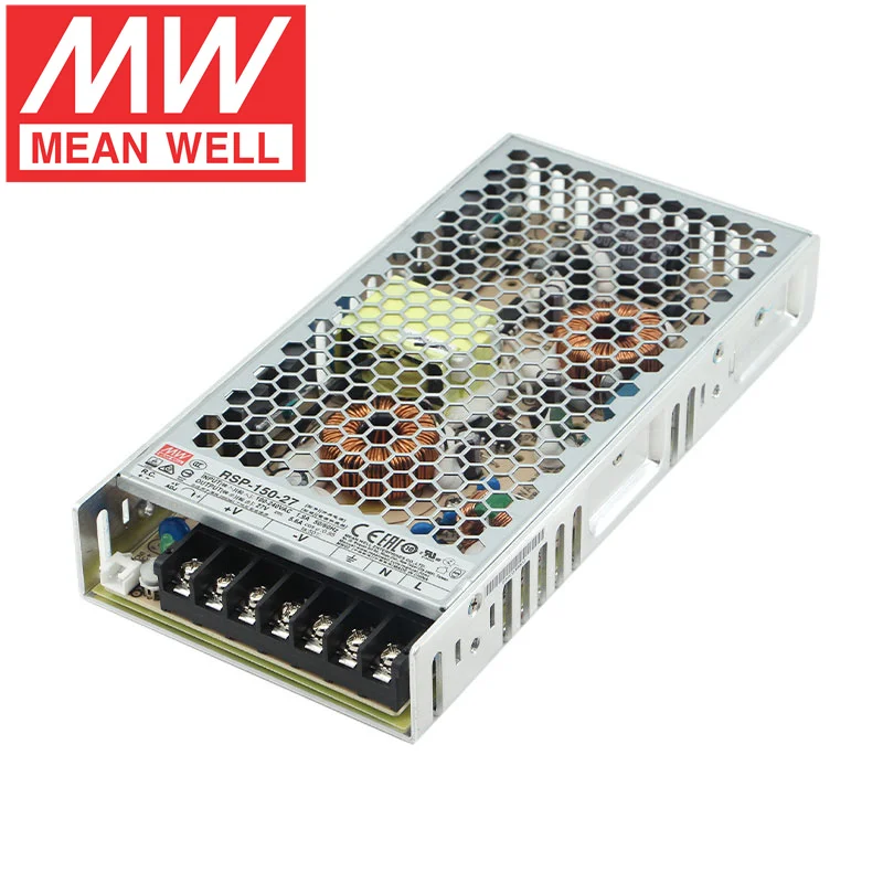 MEAN WELL RSP150-12 Power Supply 15V 12V 24V 48V 150W meanwell Single Output Switching Power Supply Unit With PFC Function