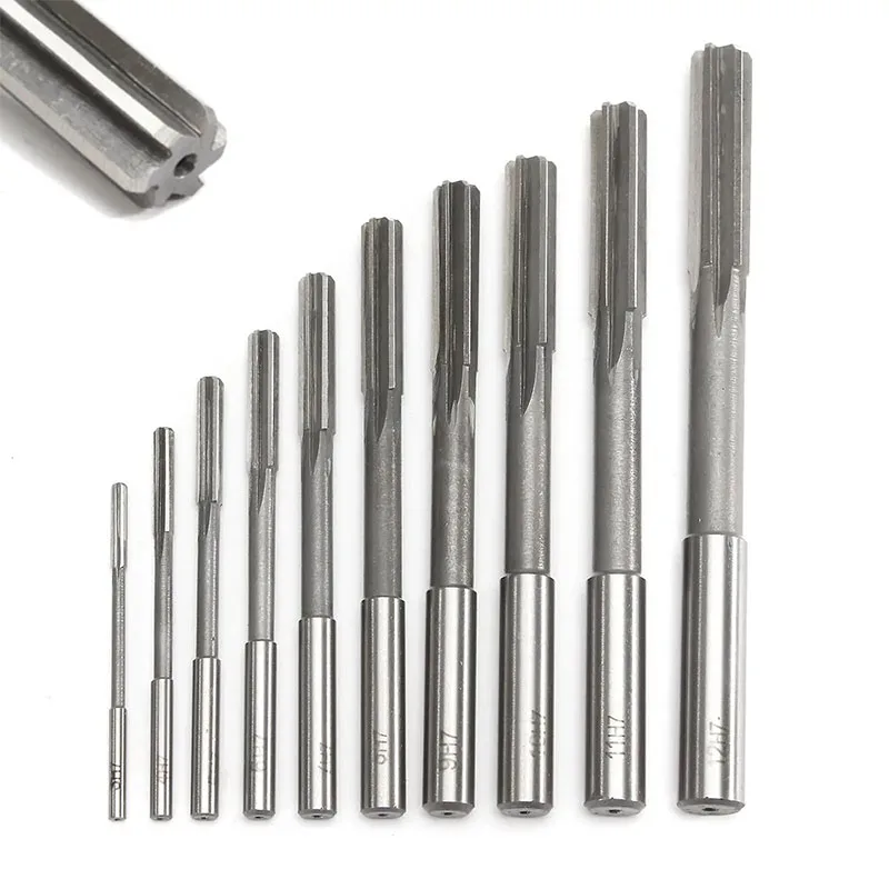 3–12 mm HSS-Maschinenreibahlen-Set, H7, gerader Schaft, Fräsen, Spannreibahle für Metall, Stahl, Aluminium – Detail 16