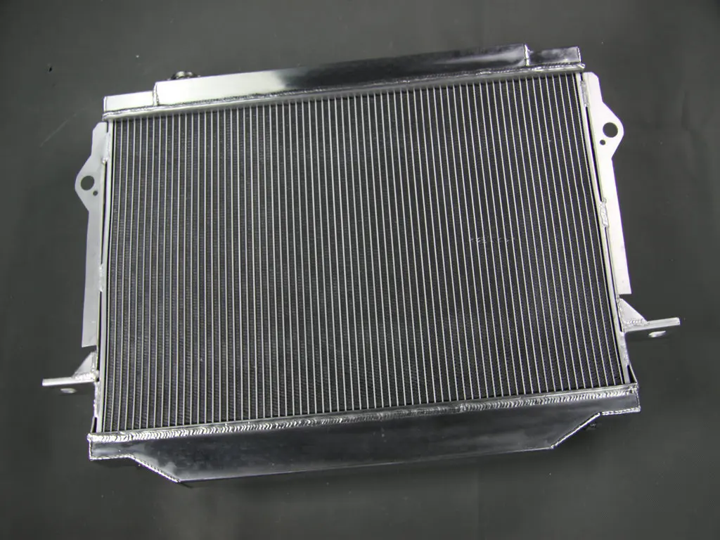 50mm 2Row All Aluminum Radiator For 1993-1997 Toyota Landcruiser 80 SERIES FJ80R FZJ80R 1993 1994 1995 1996 1997