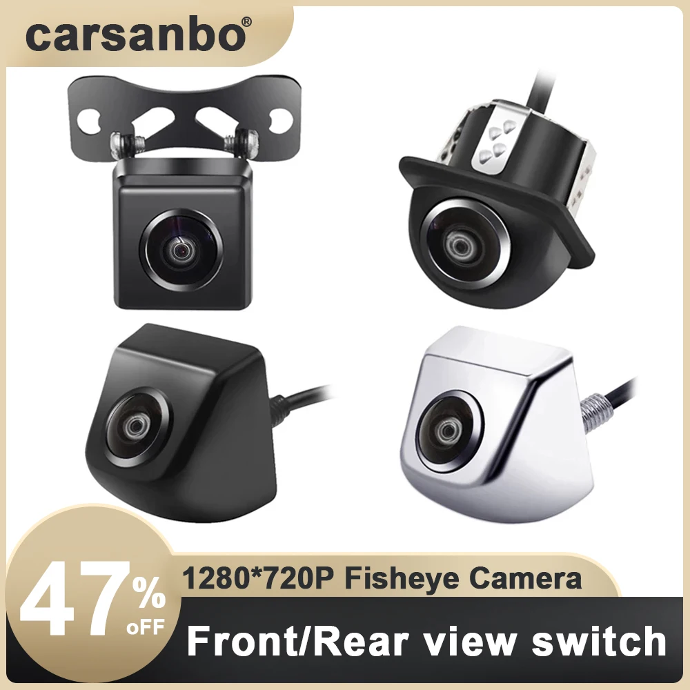 

180 Degree Lens Starlight RearView Camera Fish Eye Night Vision Reversing Backup 720P HD OEM Factory Quality