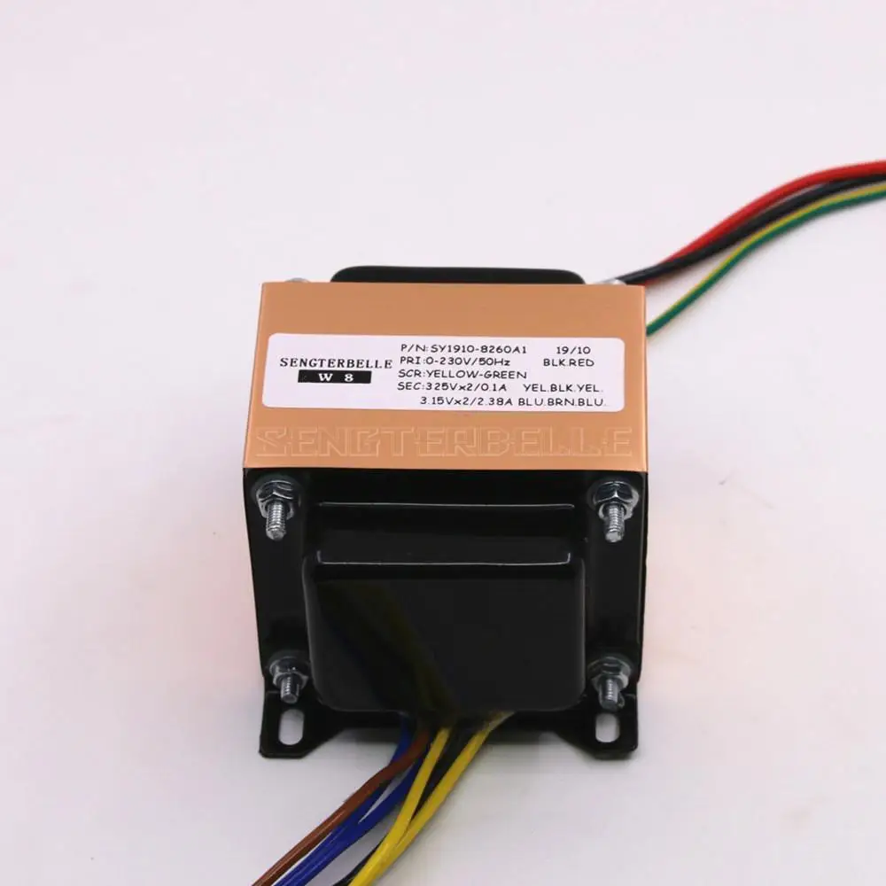 

80W audio EI type transformer 80VA dual 325V dual 3.15V amplifier power transformer