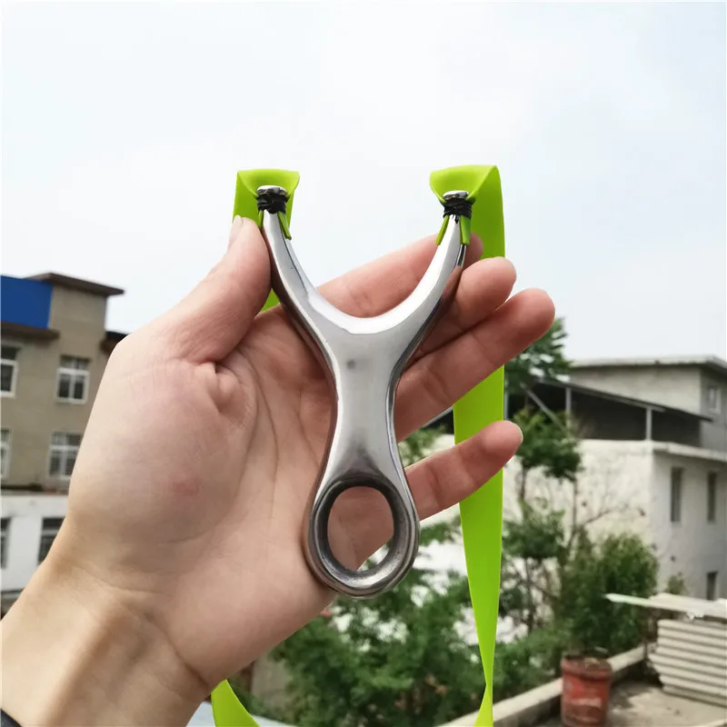 New solid titanium steel flying tiger professional outdoor sports precision stainless steel flat skin recurve slingshot