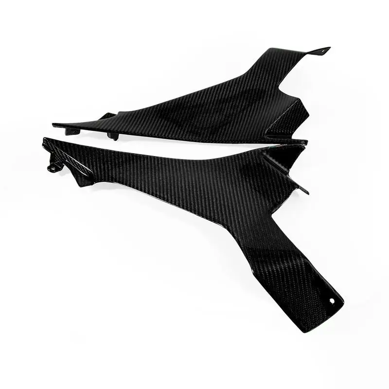 100% Carbon Fiber Left Right Tank Side Panel Cover Fairing Kit Protector For Kawasaki Ninja400 2018 2019 Ninja 400