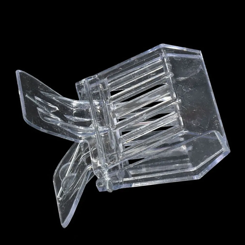 2 Pcs Bee Queen Catcher Colorless Clear Plastic Clip Cage Beekeeping Equipment Tool Beekeeper Equip Isolation Room